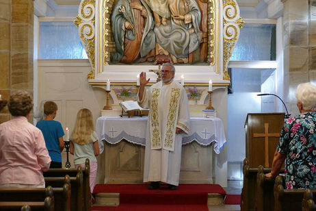 Messe zu Ehren des Heiligen Heimerads